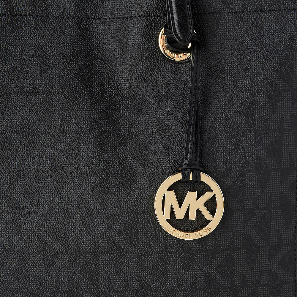 Michael Kors Jet Set Item Tote In Black | Lyst