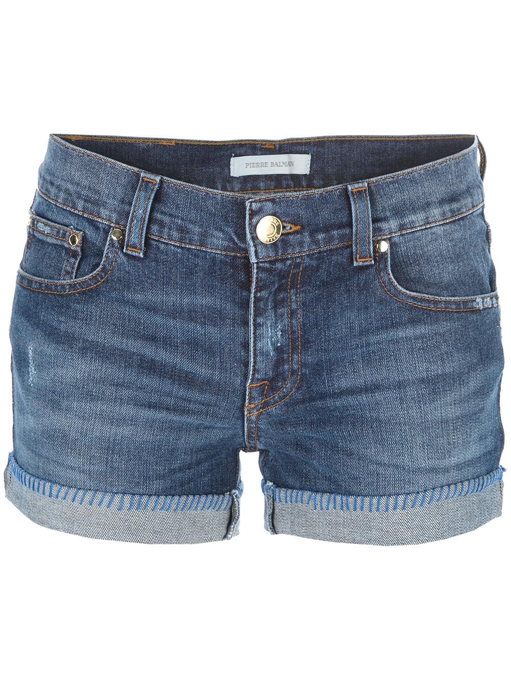 Balmain Denim Shorts in Blue (denim) | Lyst