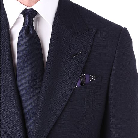 Tom ford navy blue baracuta style jacket #9