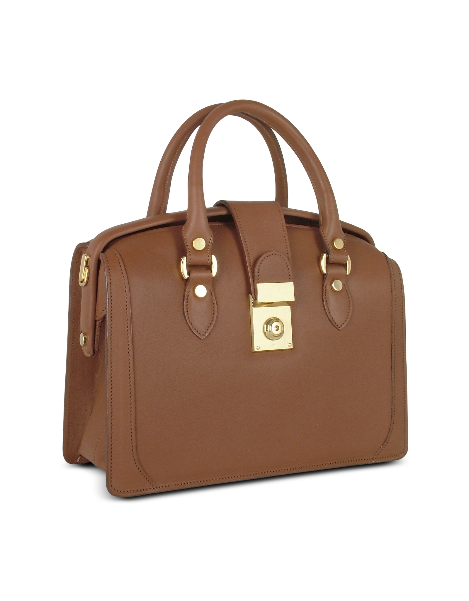 Lyst L A P Brown Italian Leather Doctor Bag In L A P Women S Brown Italian Leather Doctor Bag
