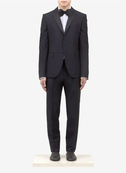 Valentino Wool and mohair Blend Suit in Black for Men | Lyst