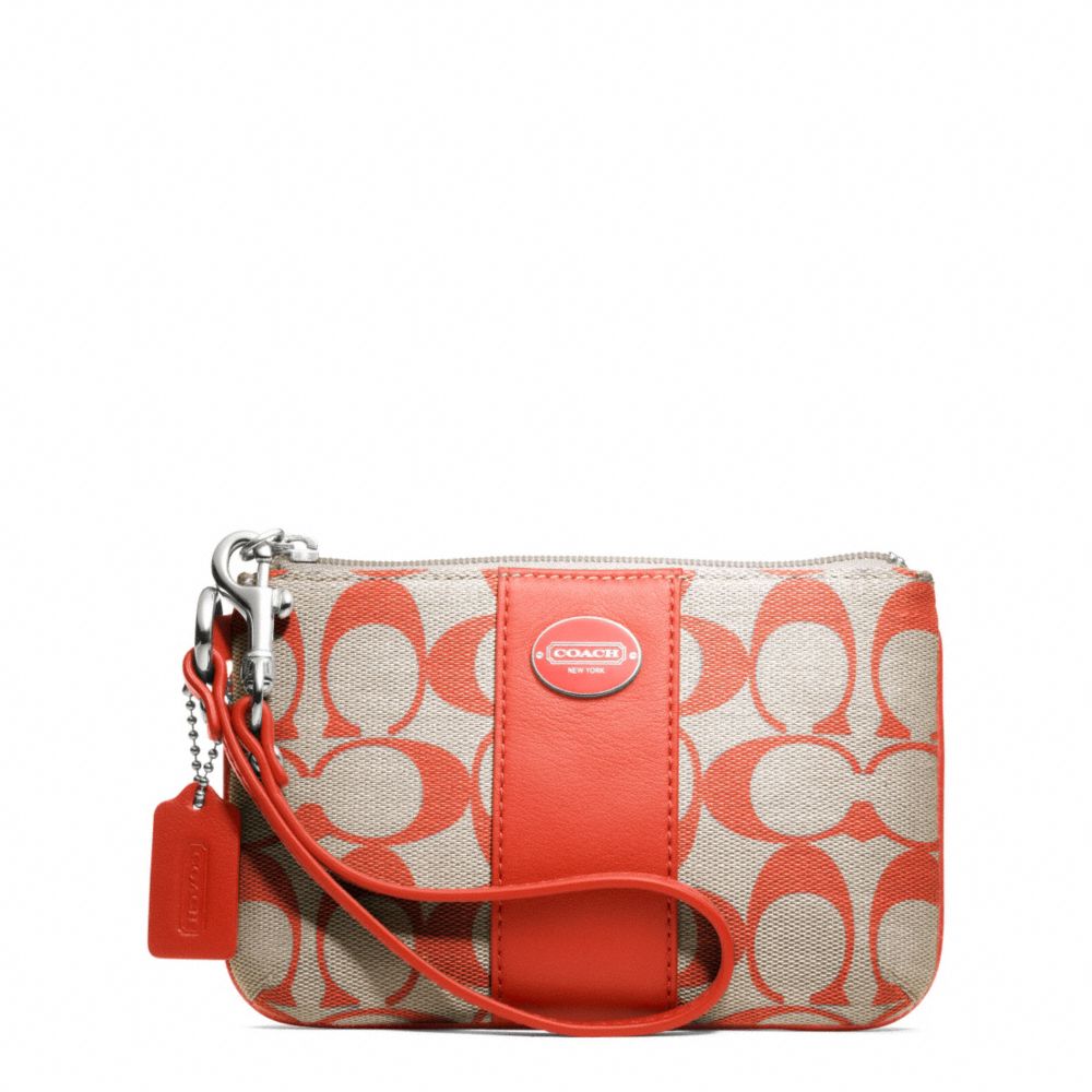 coach wristlets orange