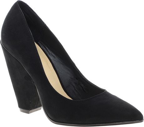 Asos Polly Pointed High Heels in Black | Lyst