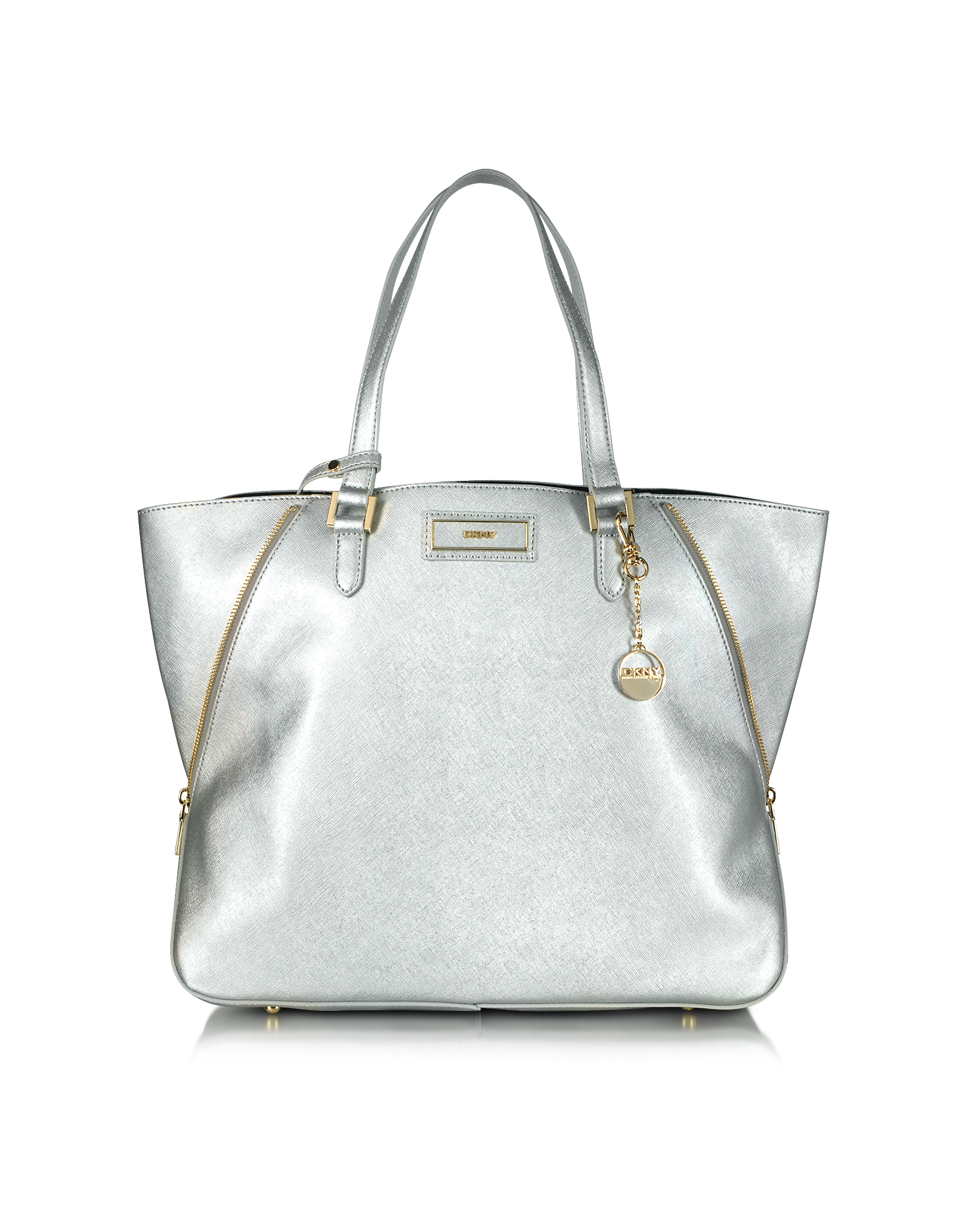 large silver tote bags