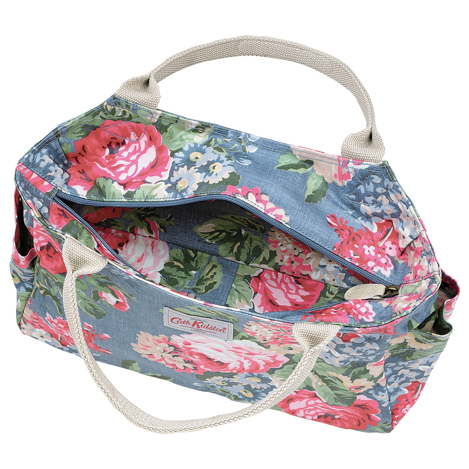 cath kidston blue floral purse