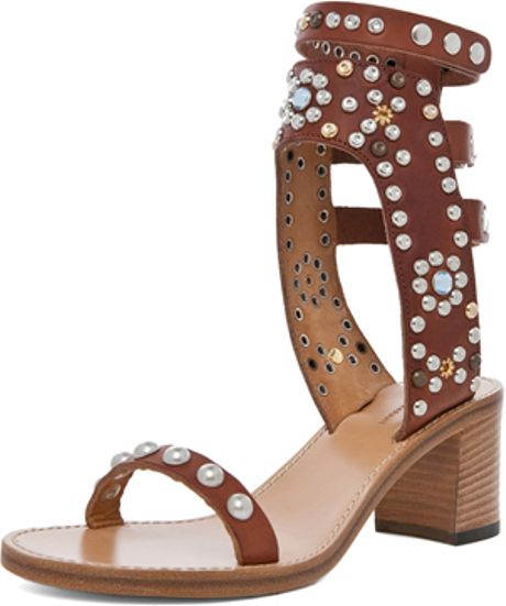 isabel marant sandals studded