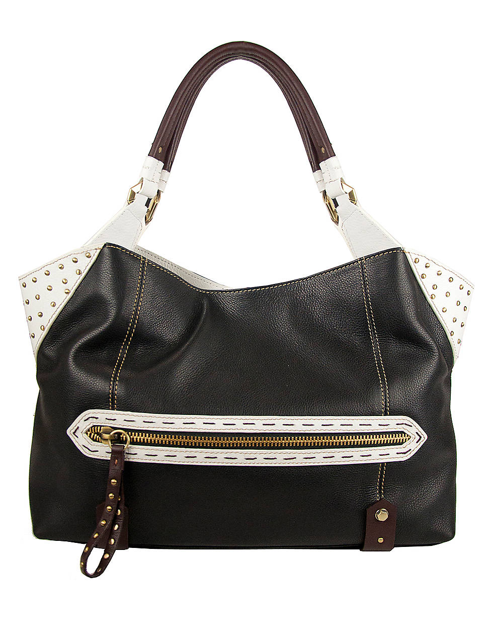 Oryany Brianna Satchel in Black (black multi) | Lyst