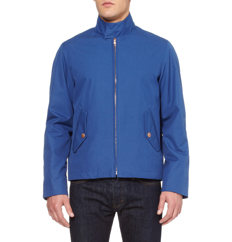 Lyst - Private White V.C. Weatherresistant Ventile Cotton Bomber Jacket ...