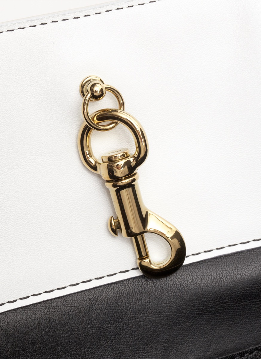 small leather shopper