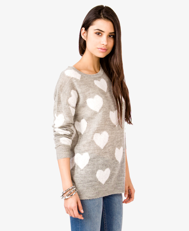 forever 21 white sweater