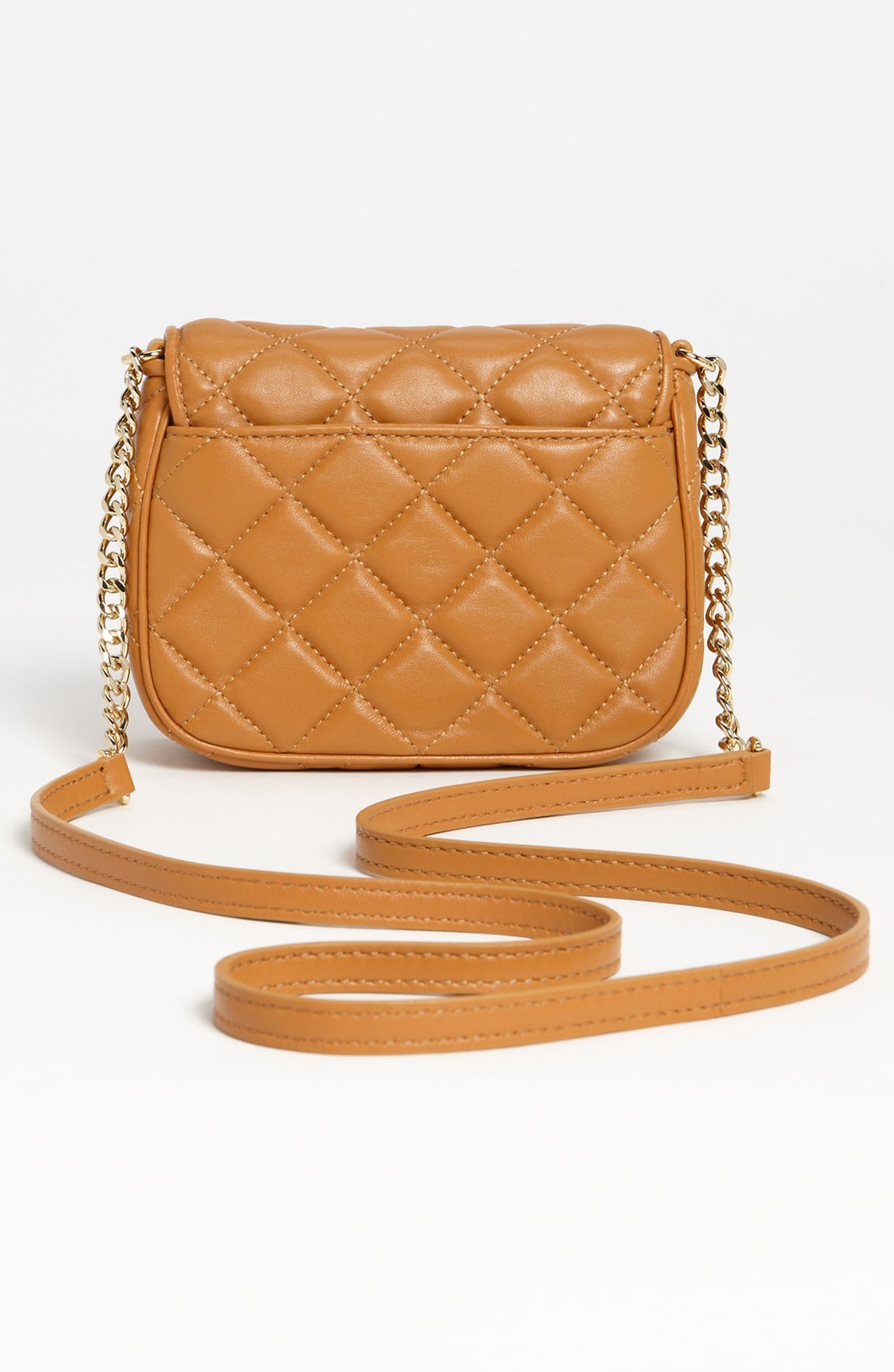 Michael michael kors Fulton Small Quilted Leather Crossbody Bag in Blue