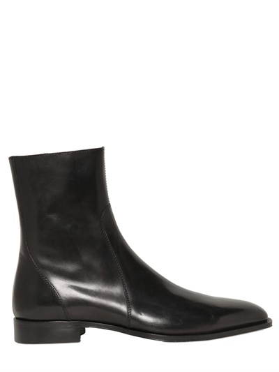 Dsquared² 30mm Leather Bond Street Boots in Black for Men | Lyst