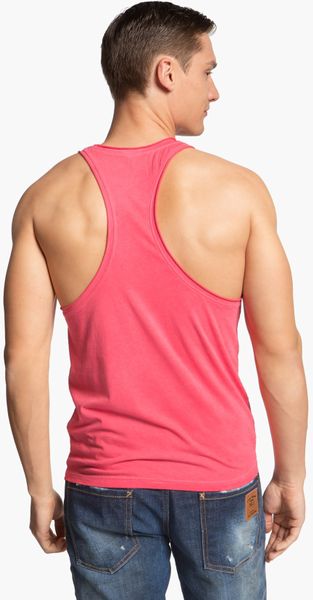 racer back tank men