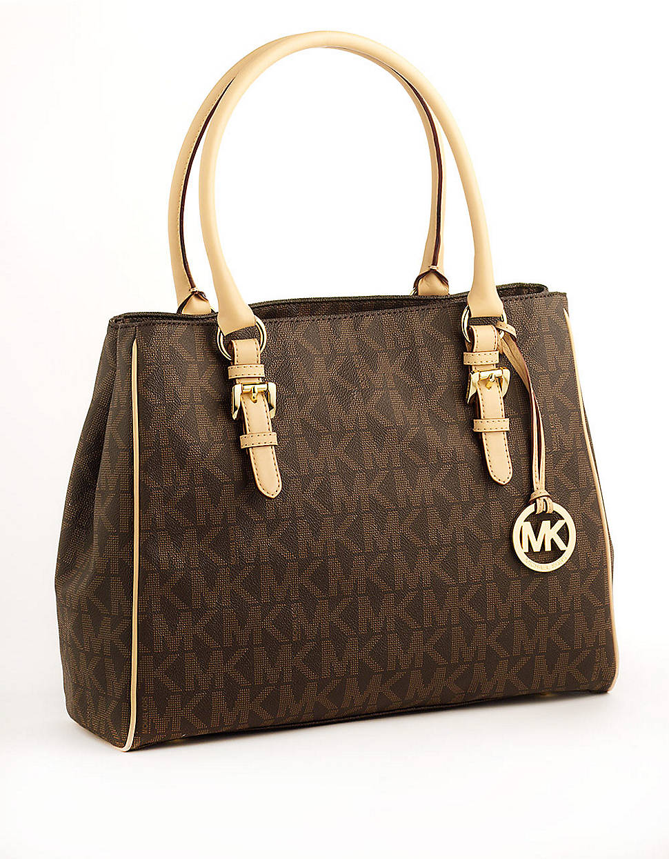 MICHAEL Michael Kors Signature Medium Work Tote Bag in Brown Lyst