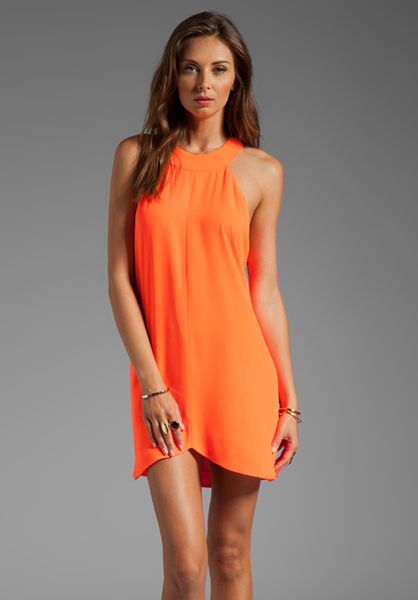 Cameo Far Too Late Dress in Orange in Orange | Lyst