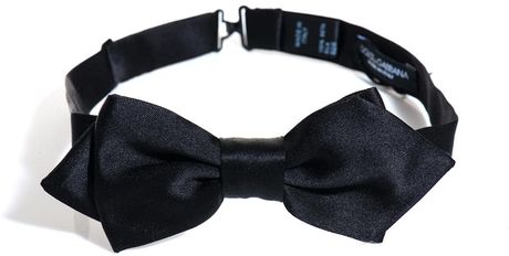 Dolce & Gabbana Silk Bow Tie in Black for Men | Lyst
