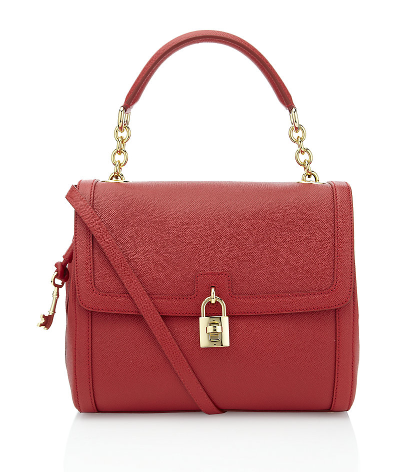 Dolce & Gabbana Dolce Handbag in Red (gold) | Lyst