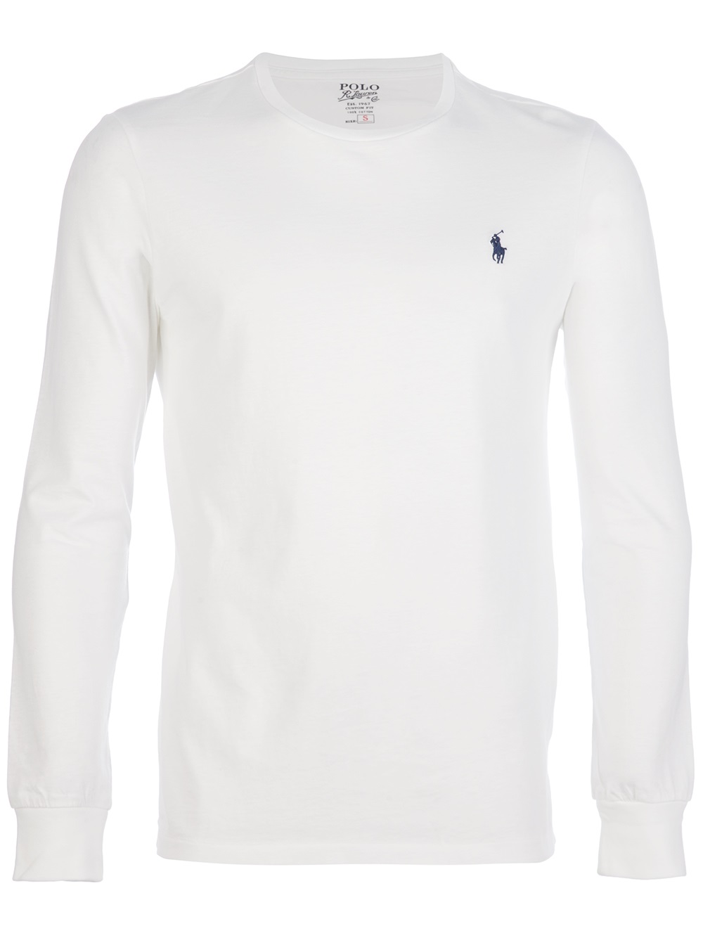 Diego wholesale ralph lauren white long sleeve t shirt online red
