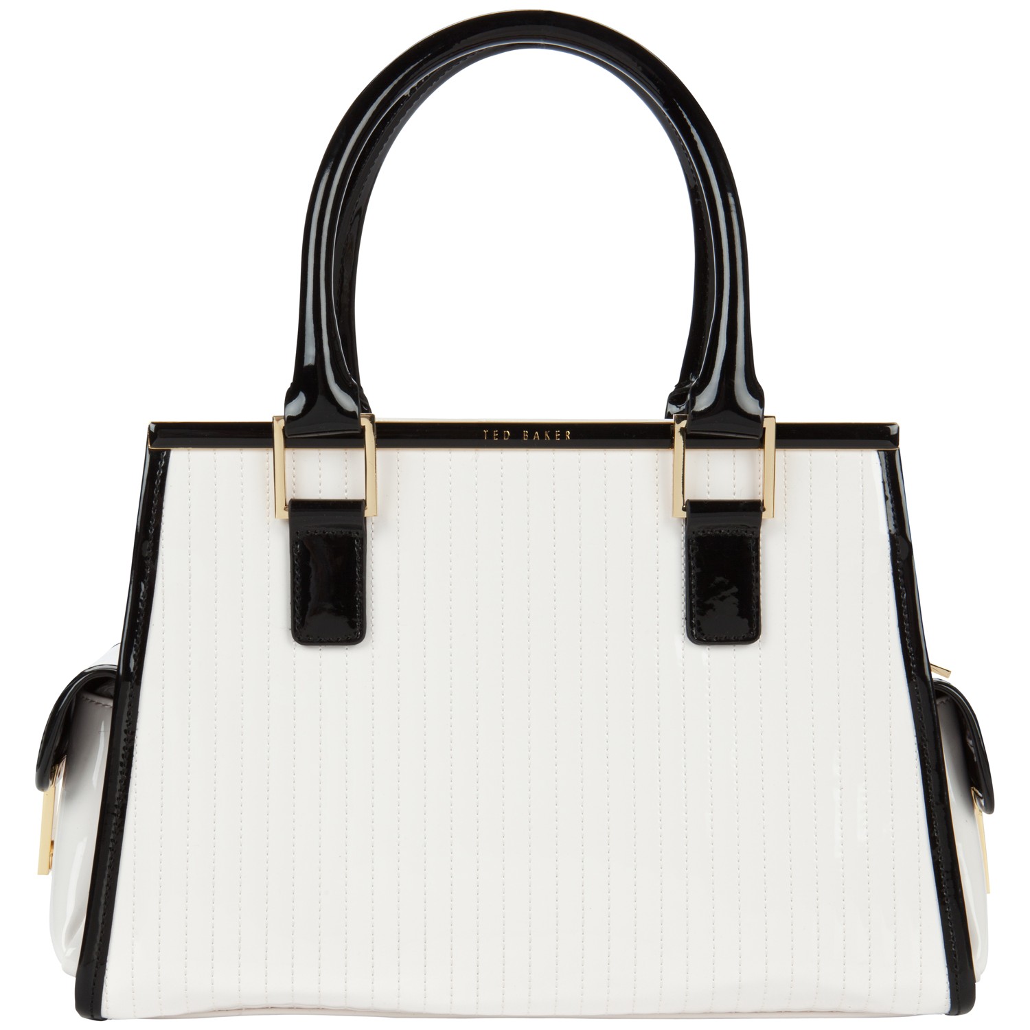 Ted Baker Large Quilted Tote Handbag in White ( janee) | Lyst