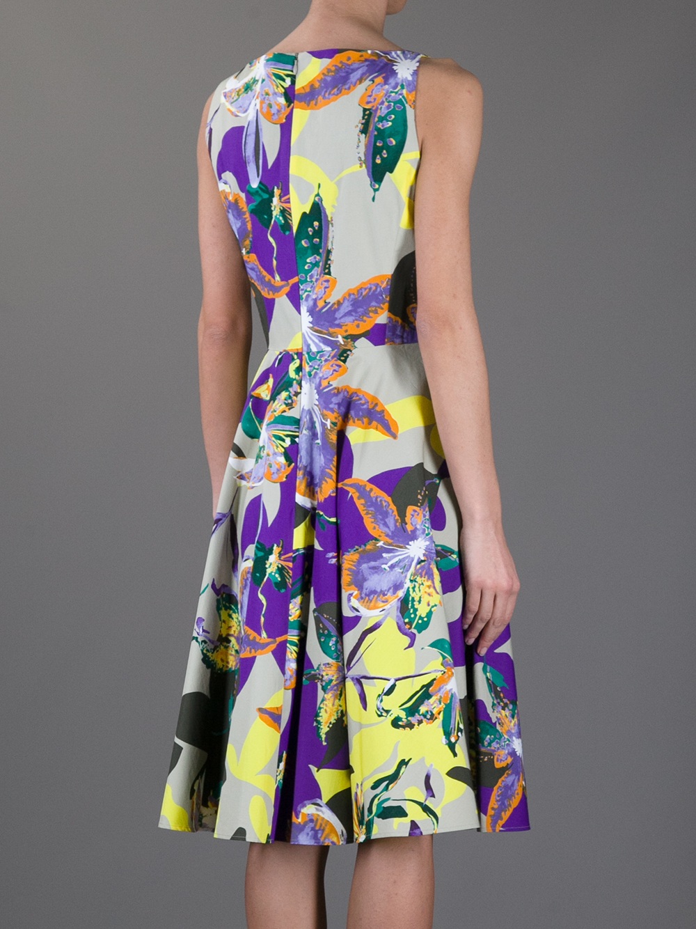 Lyst - Max mara studio Floral Dress