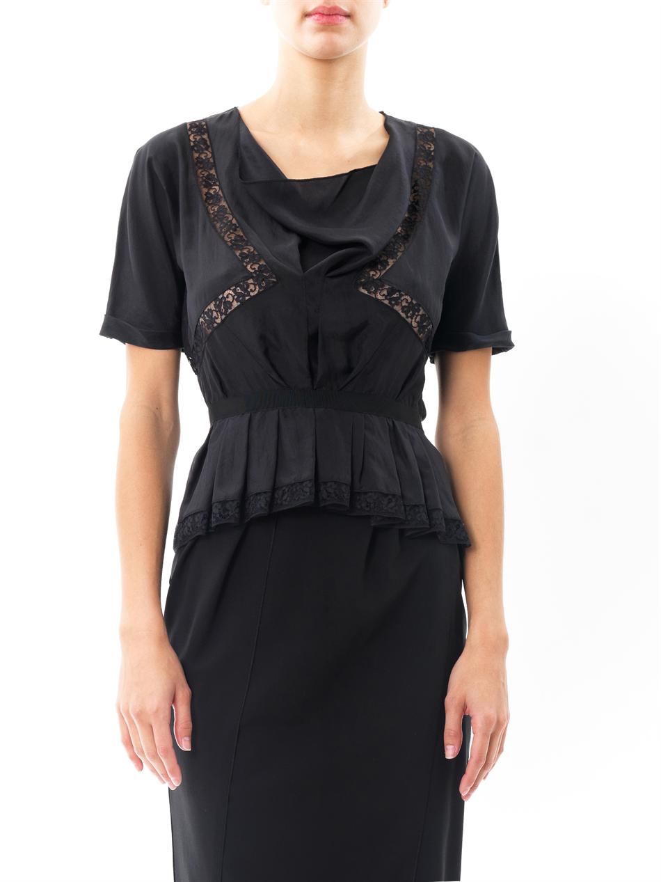 nina ricci silk blouse