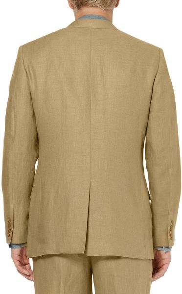 J.crew Tan Ludlow Linen Suit Jacket in Brown for Men | Lyst