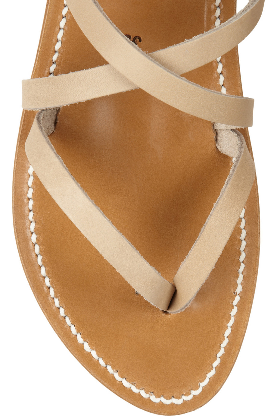 K. jacques Epicure MultiStrap Leather Sandals in Natural Lyst