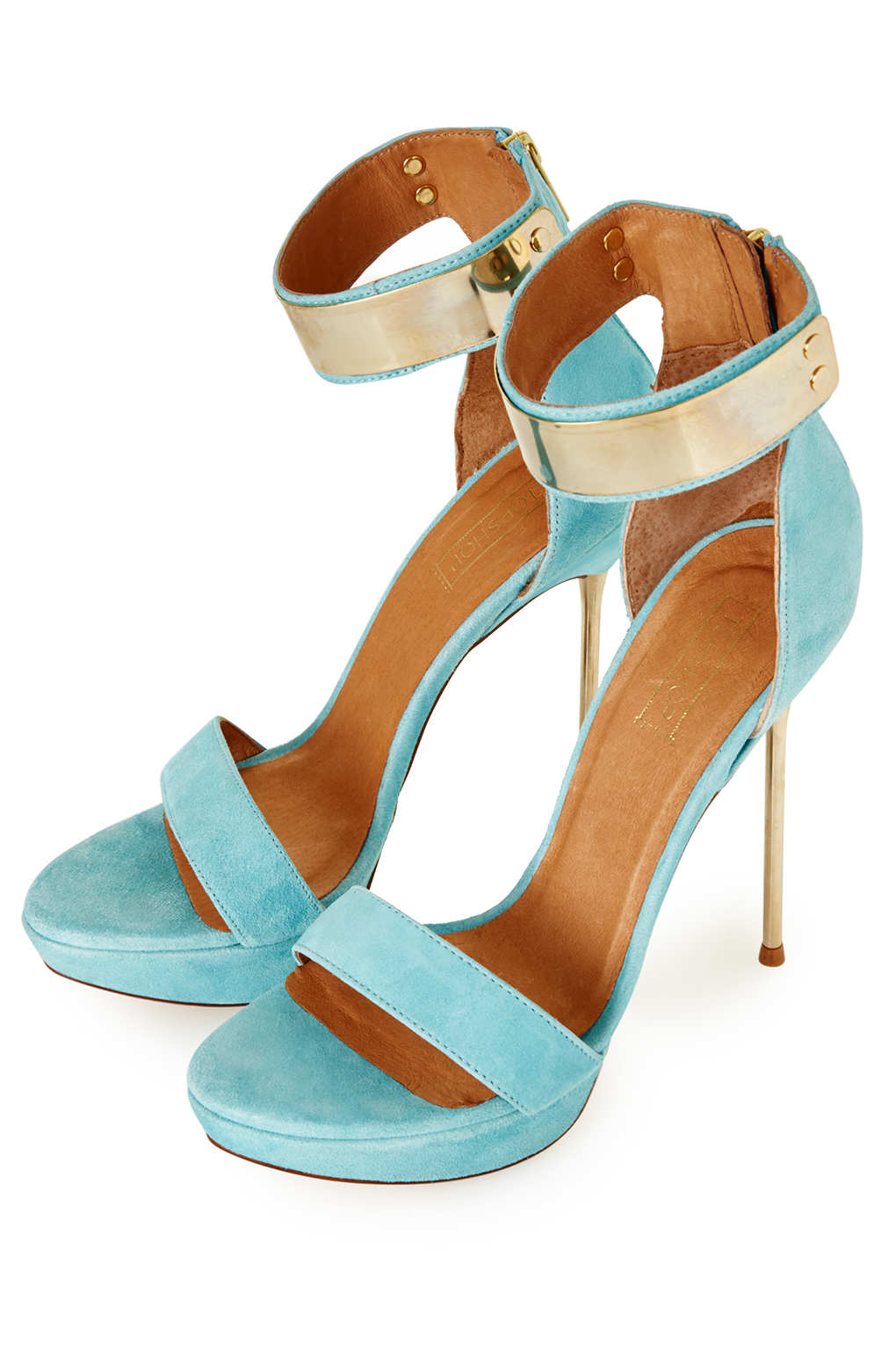 sky blue heels