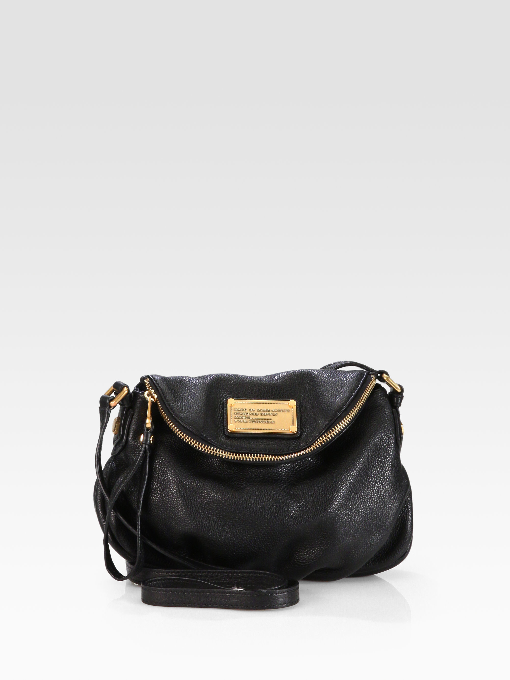 Lyst Marc By Jacobs Classic Q Mini Natasha Shoulder Bag In Black Gallery