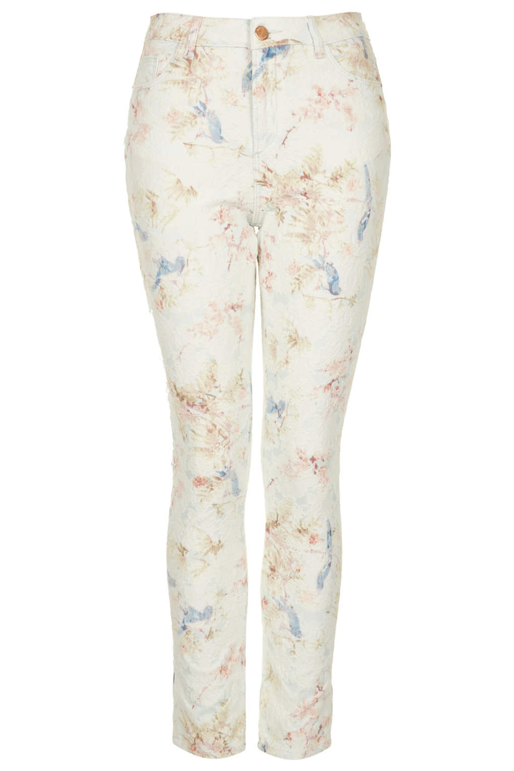 cream skinny jeans