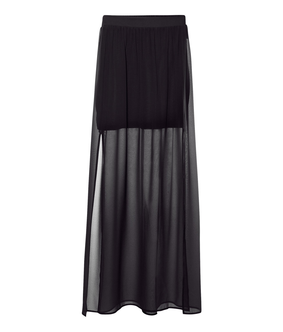Lyst - H&m Skirt in Black
