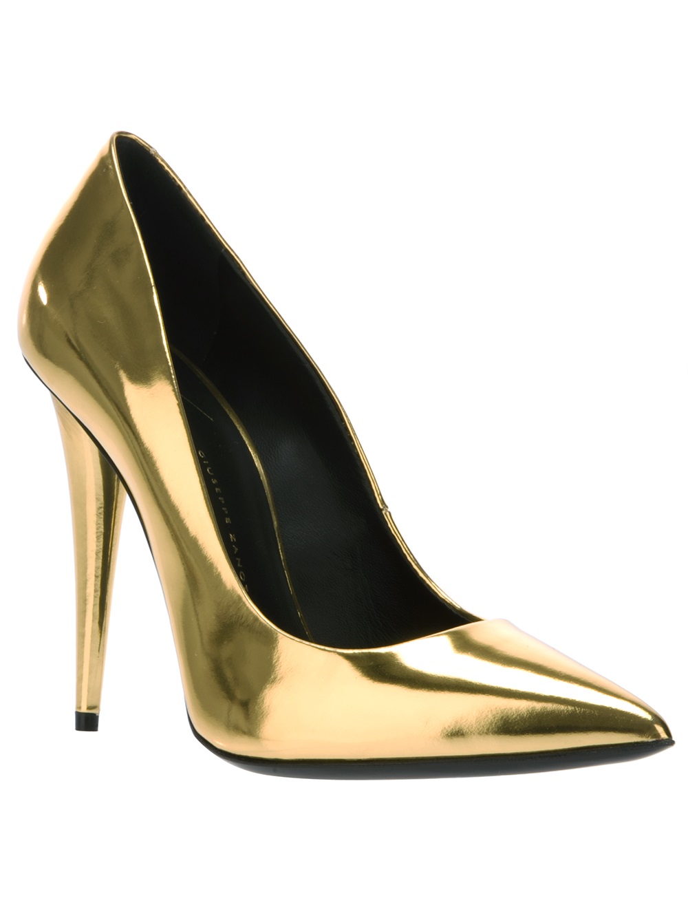 Giuseppe Zanotti Metallic Pointed Pump - Lyst