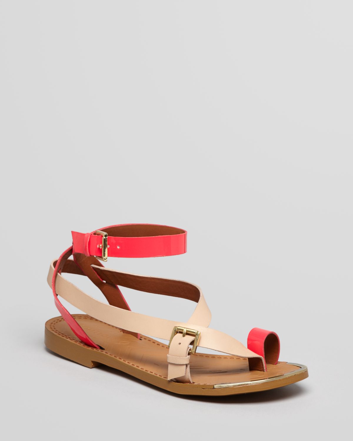 Lyst Boutique 9 Sandals Pryalis Strappy Flat in Pink Lyst Boutique 9 Sandals Pryalis Strappy Flat in Pink