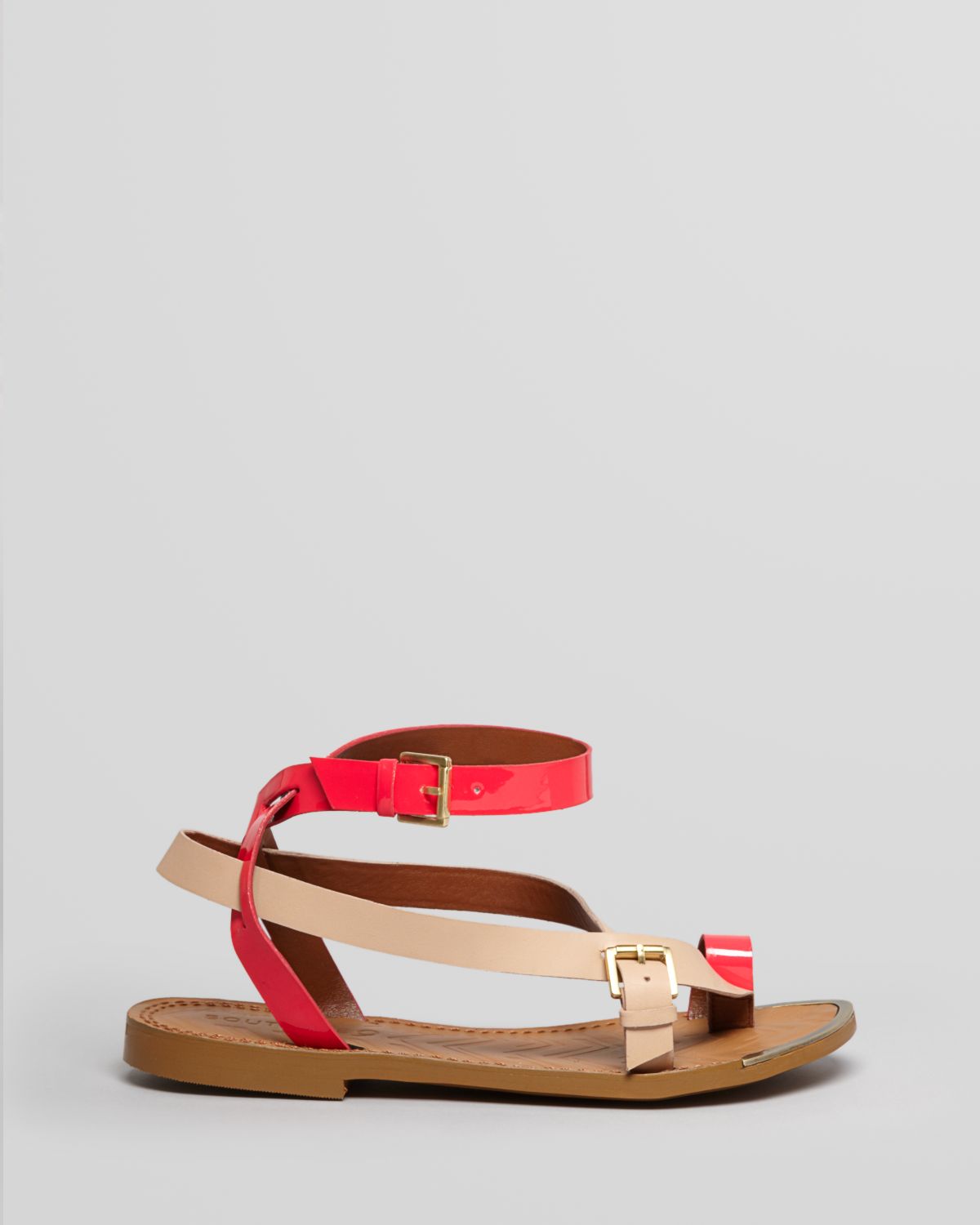 boutique 9 sandals pryalis strappy flat in pink lyst boutique 9 sandals pryalis strappy flat in pink lyst