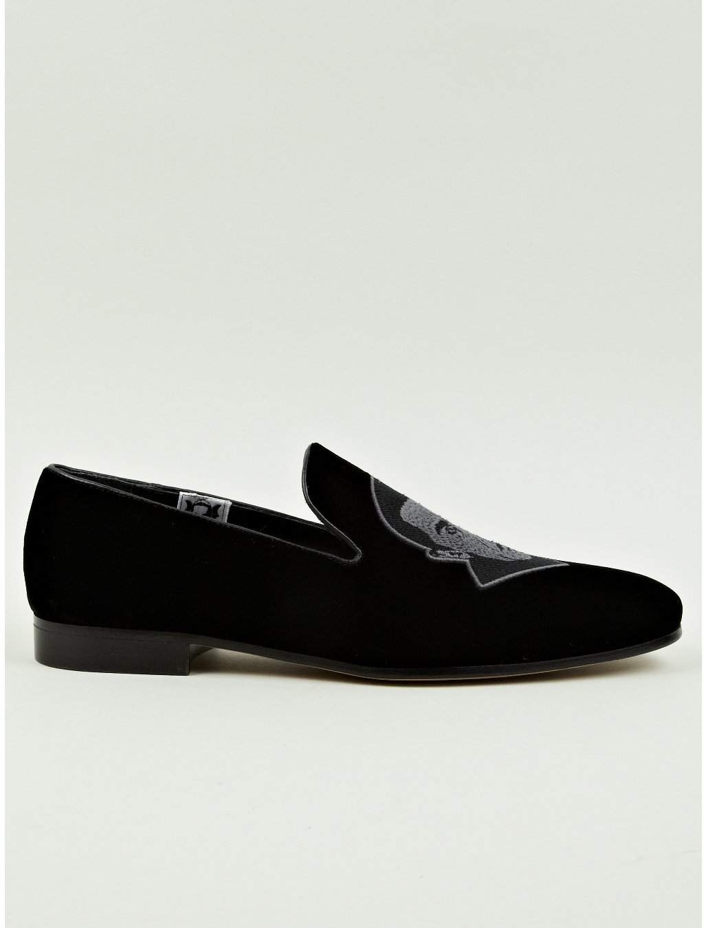 Christopher Kane Mens Dracula Velvet Slipper Shoes in Black for Men | Lyst