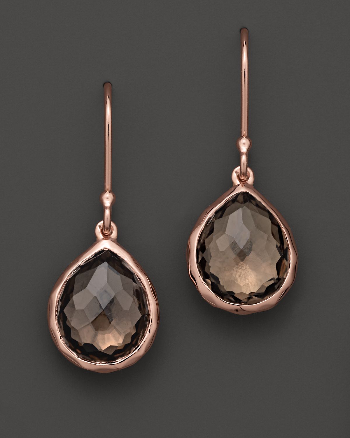 Lyst Ippolita Rosé Y Teardrop Earrings In Smokey Gallery