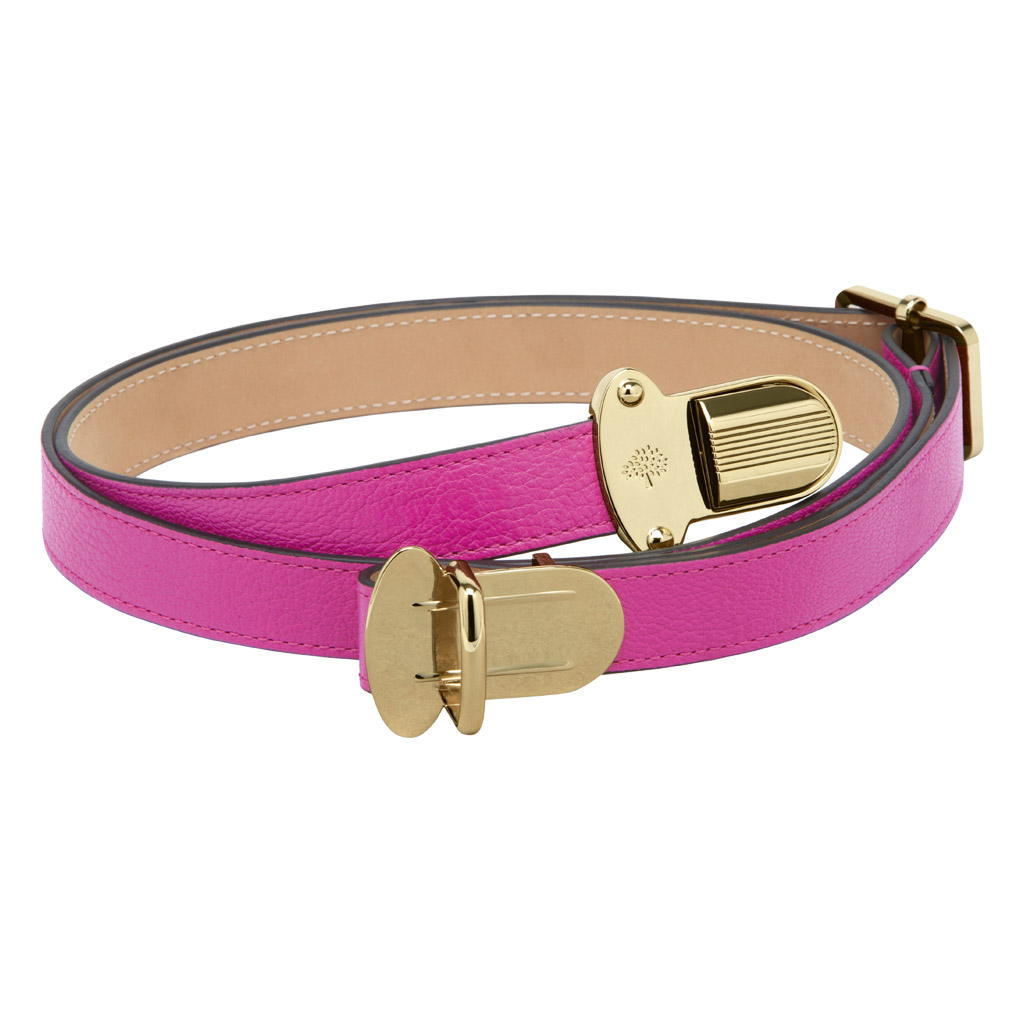 Mulberry Womens Push Lock Belt in Pink - Lyst