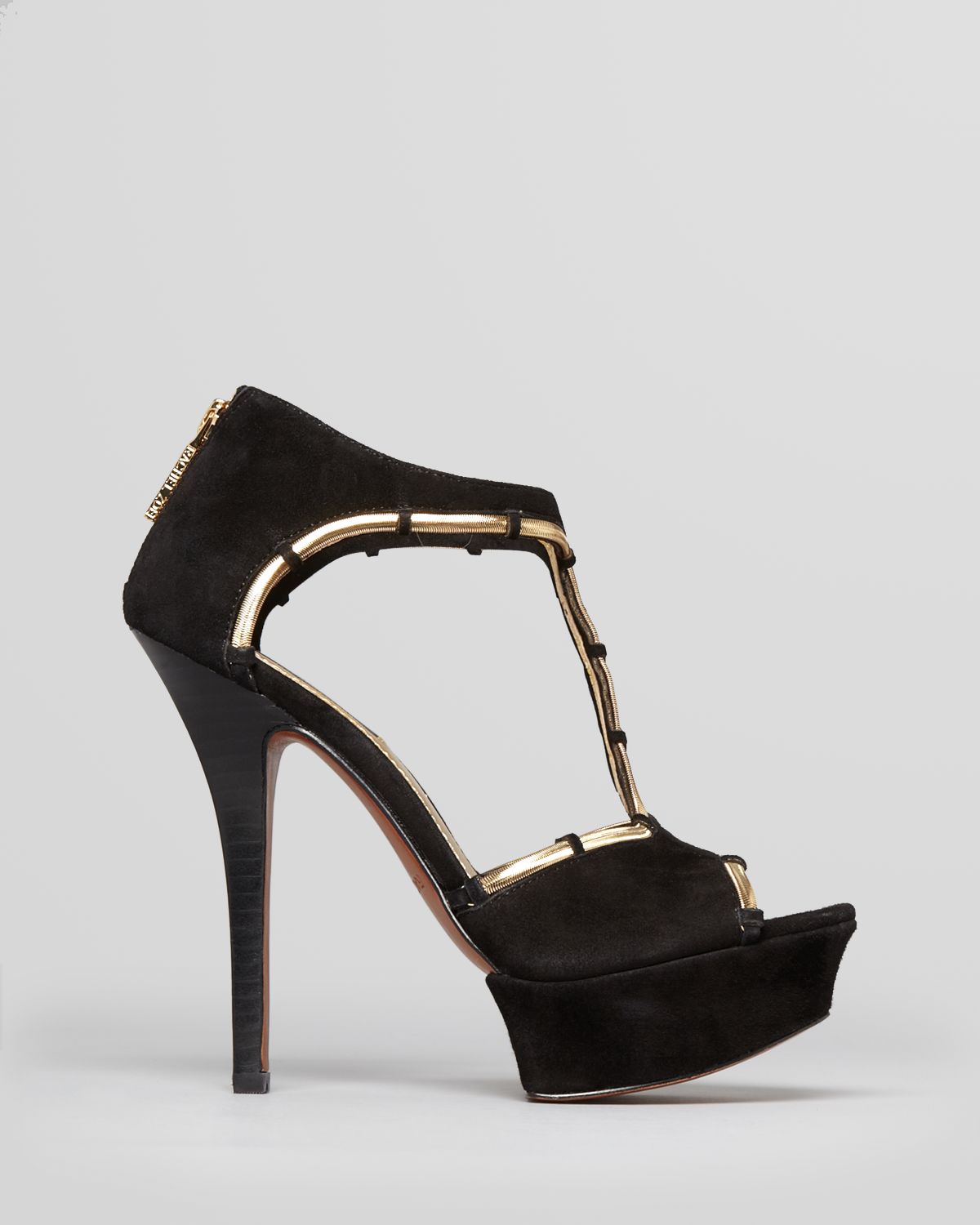 Lyst - Rachel Zoe Open Toe Platform Sandals Debbi High Heel in Black