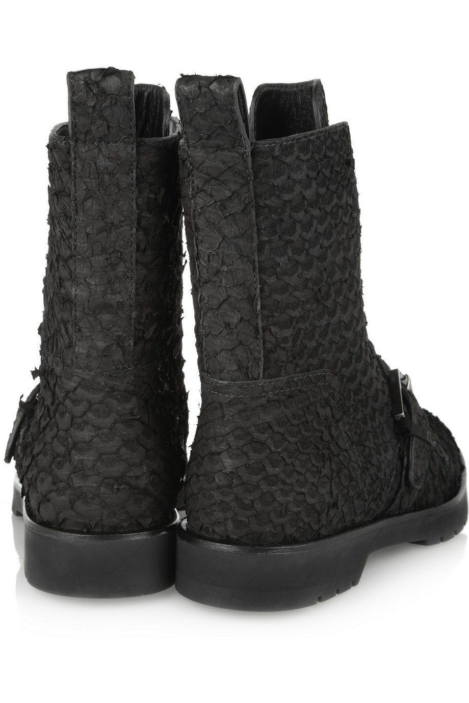 alexander wang snakeskin boots