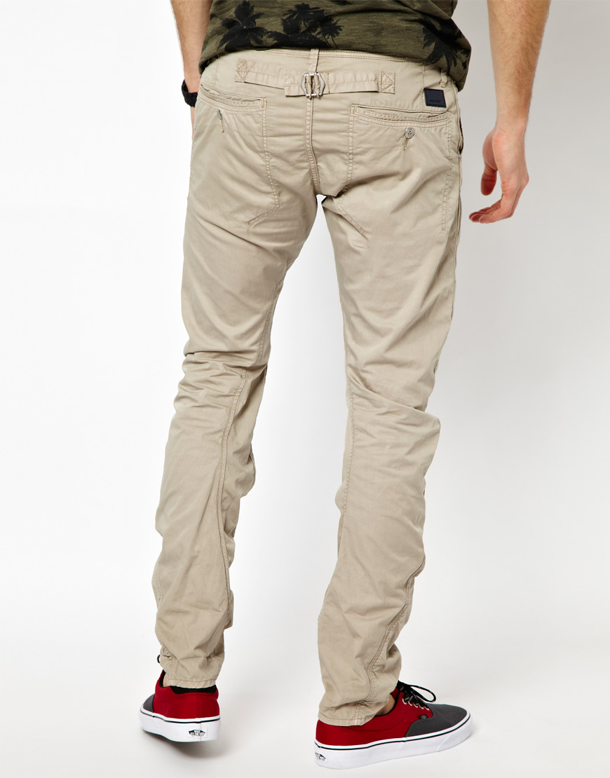 G-star raw G Star Correct Line Chinos 3d Slim Tapered in Khaki for Men ...