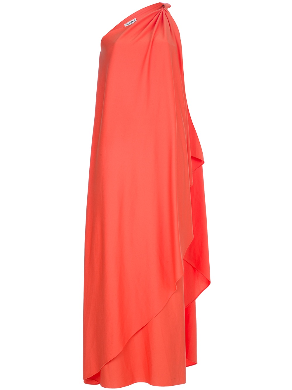 Lyst - Halston Stola Dress in Orange