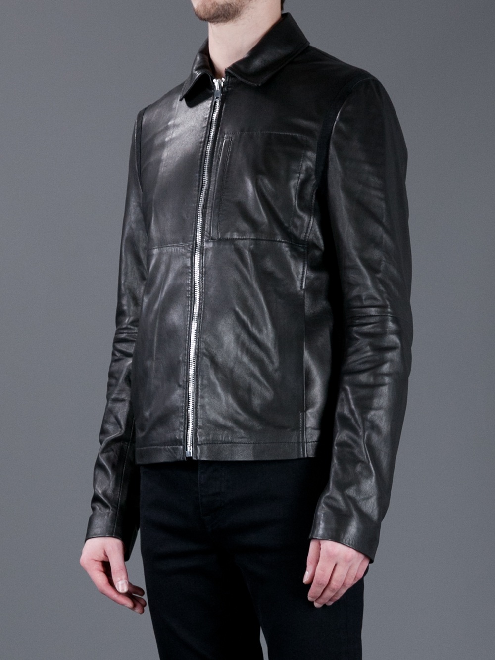 Lyst Joseph Barney Leather Jacket In Black For Men
