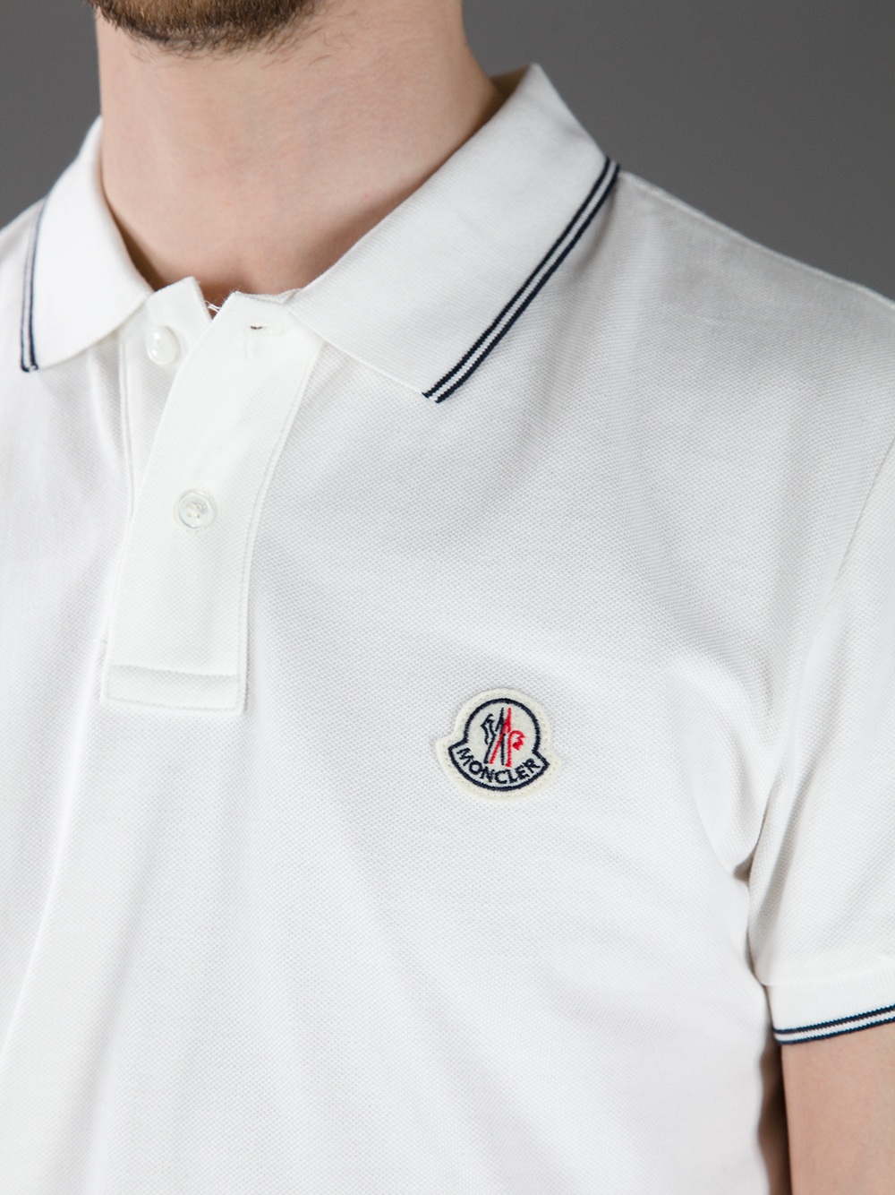 white moncler polo white moncler polo