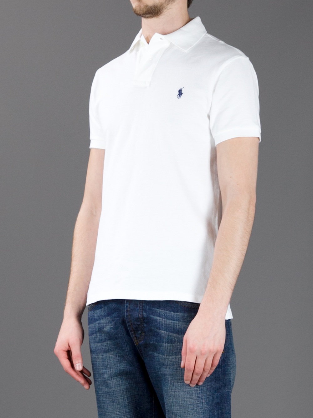Lyst - Polo Ralph Lauren Polo Shirt in White for Men