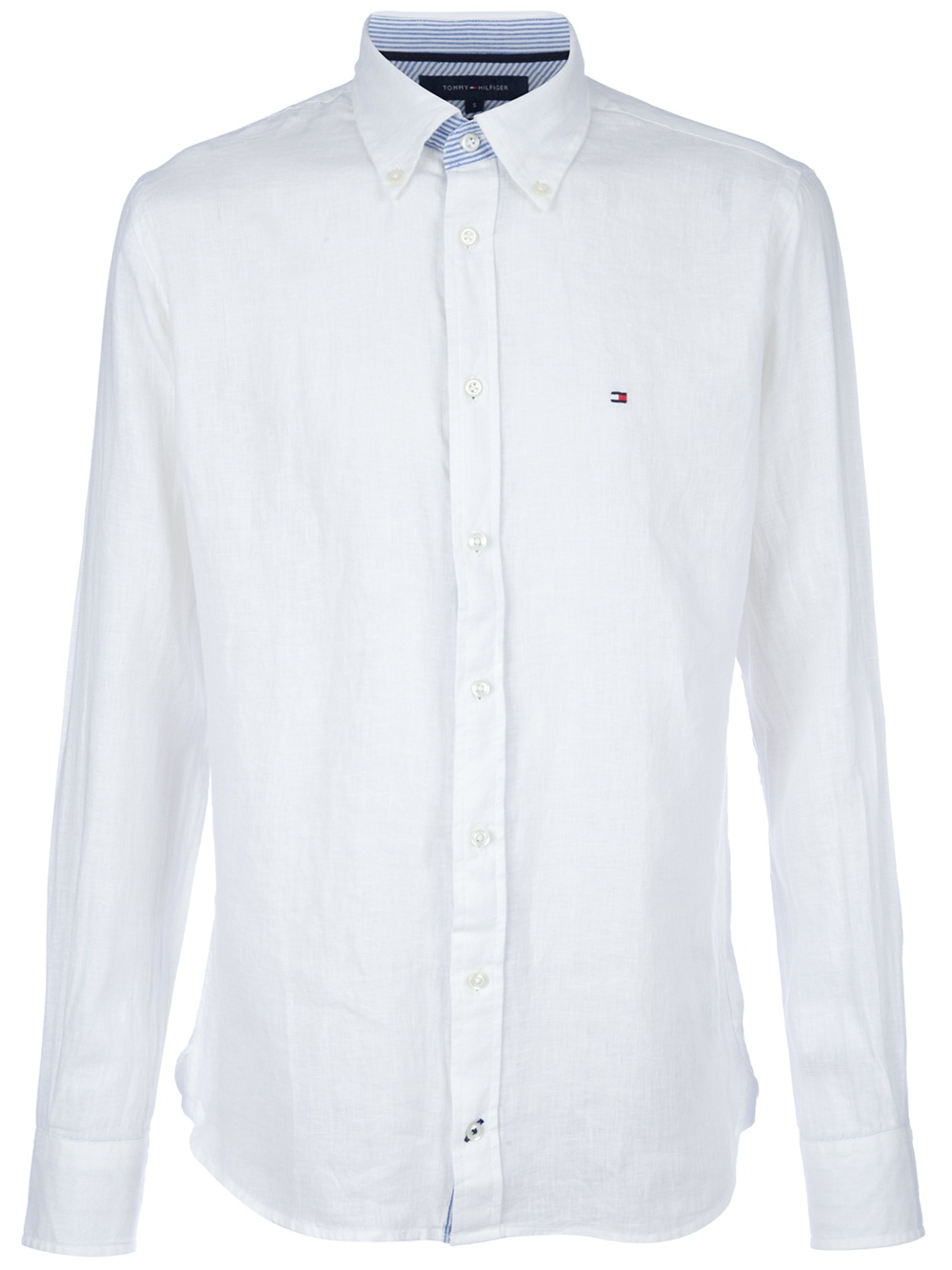 tommy hilfiger white formal shirt
