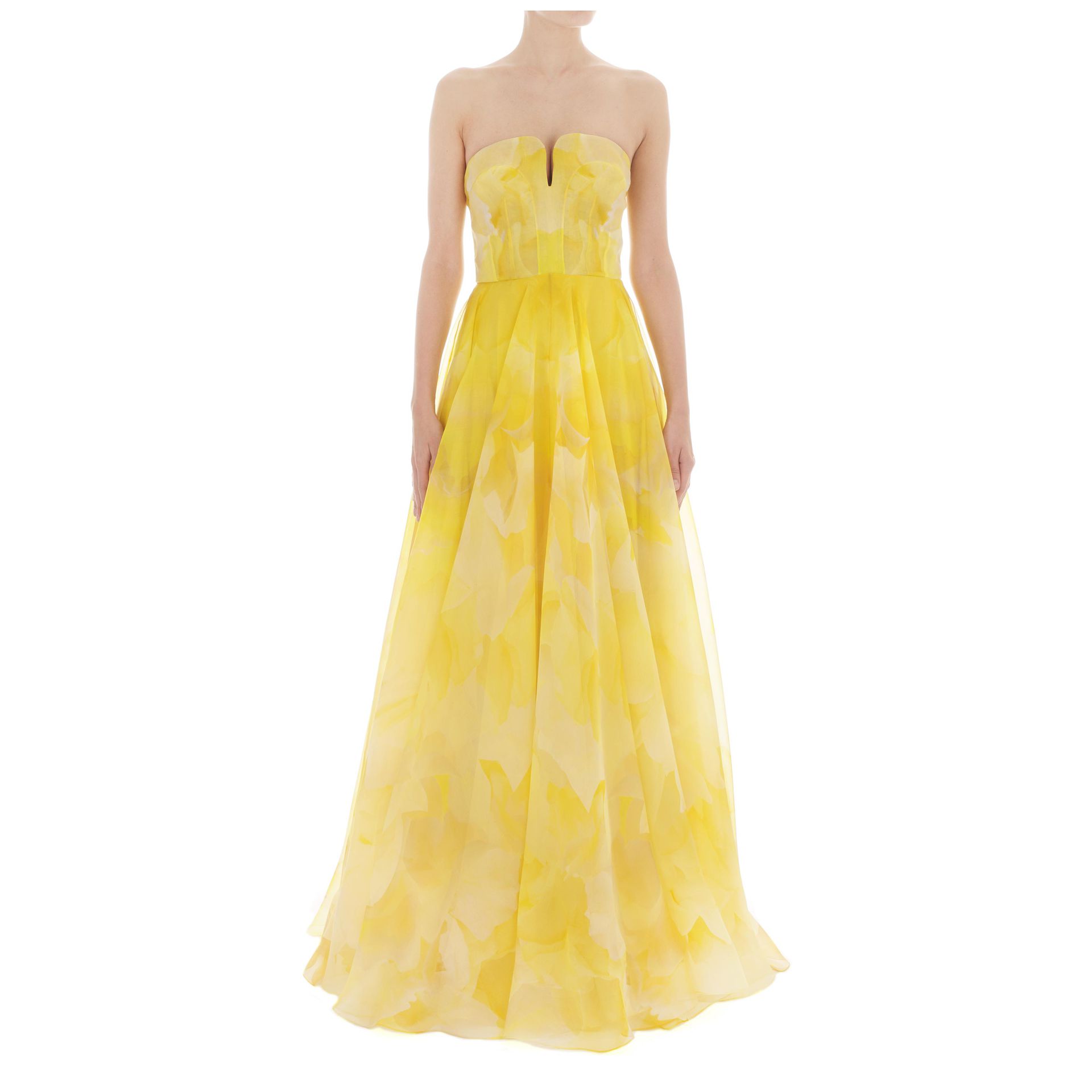 Alexander McQueen Yellow Dress