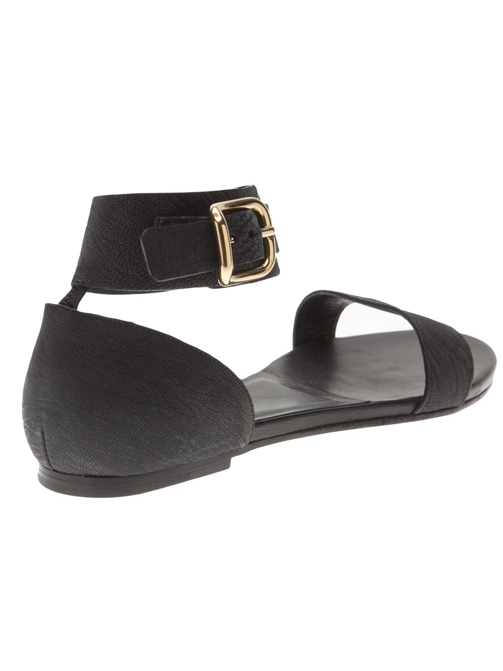 chloe flat mule sandals