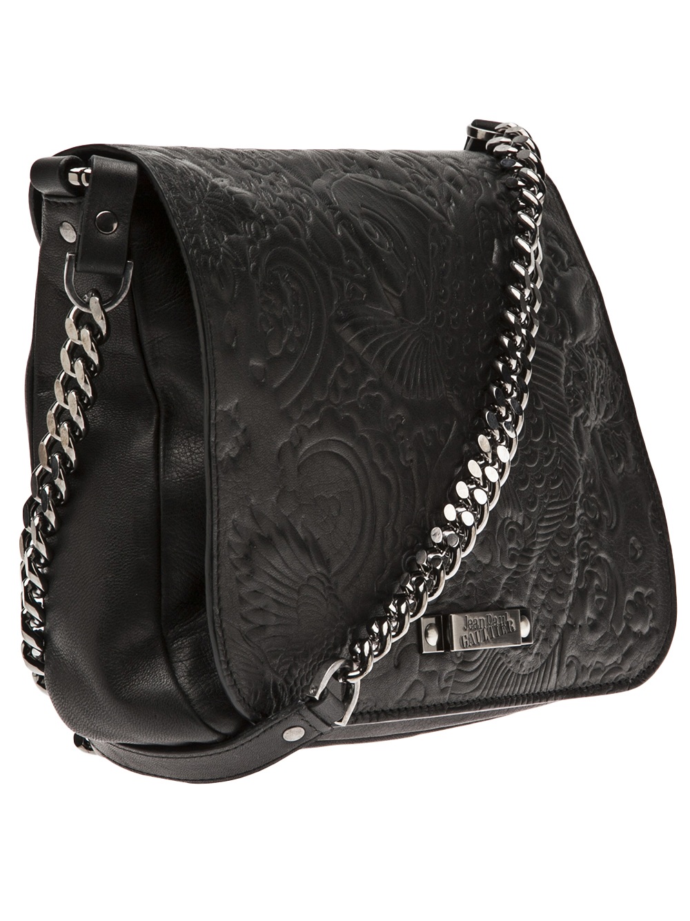 Lyst Jean paul gaultier Small Square Tattoo Bag in Black