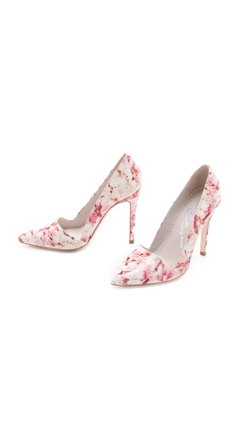 Alice + olivia Alice Olivia Dina Cherry Blossom Pumps in Pink | Lyst
