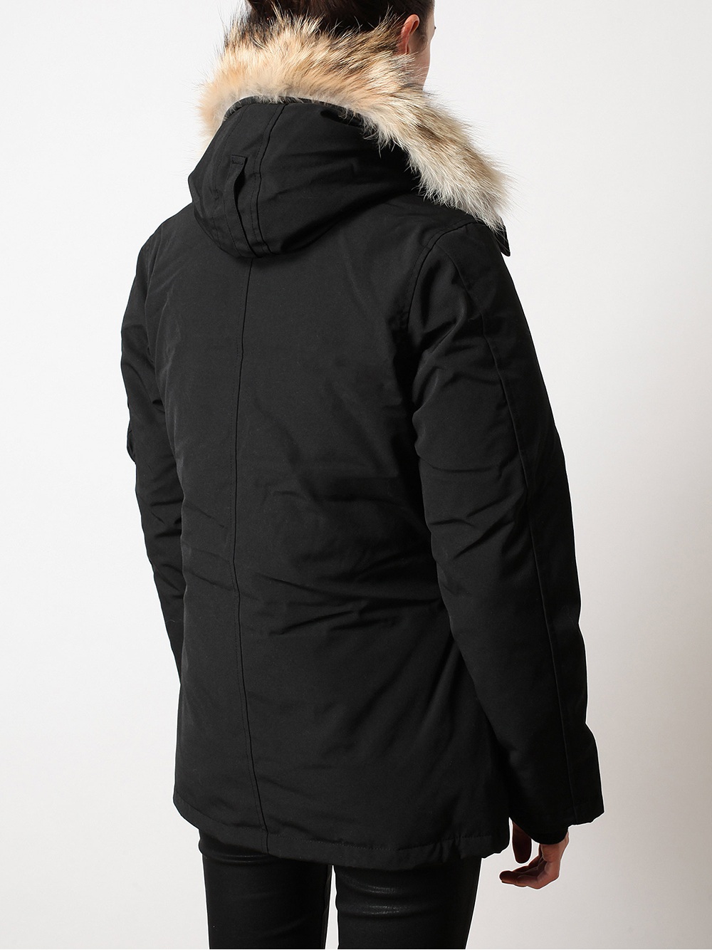 Canada goose Dawson Duckdown Parka Jacket in Black | Lyst